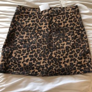 Cute leopard print ruby and Jenna skirt